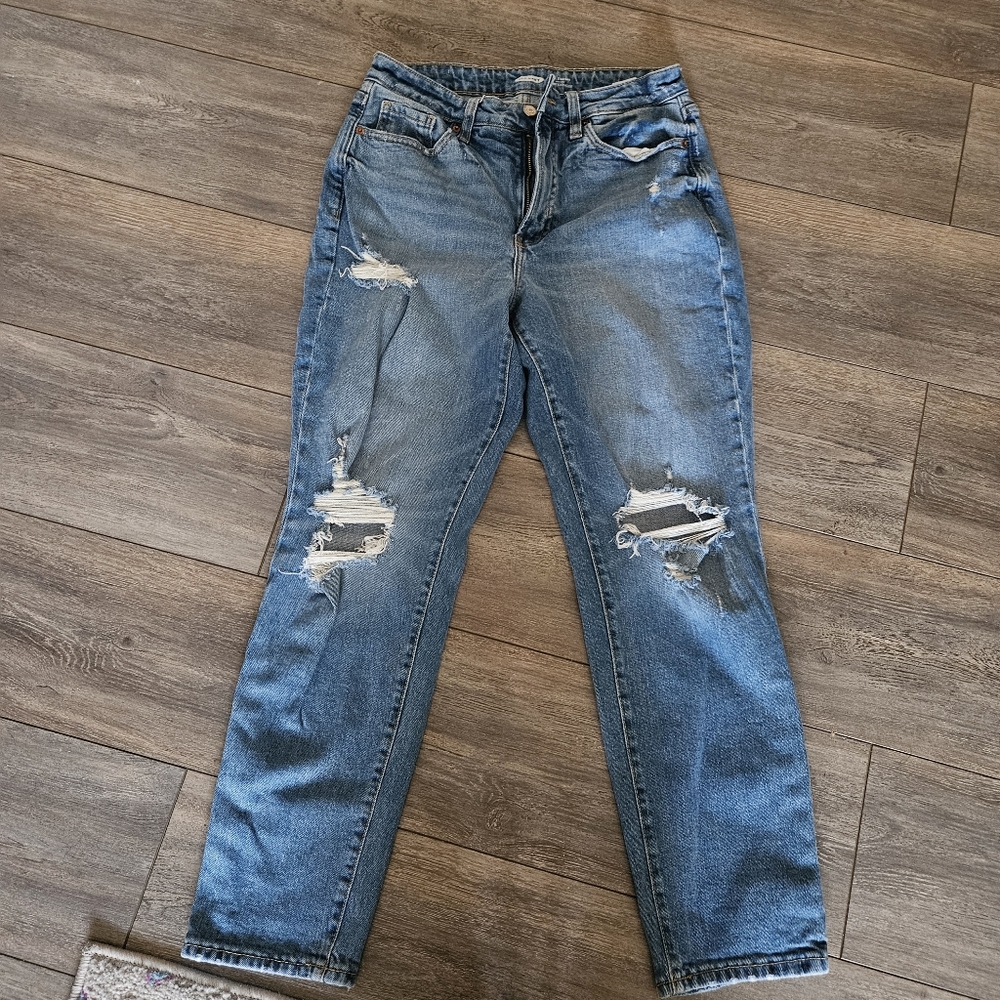 Jeans by old navy O.G straight leg high rise